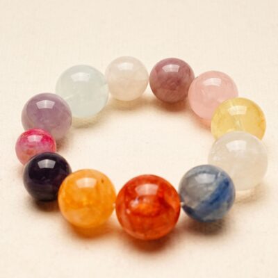 Crystal bracelet for increasing luck