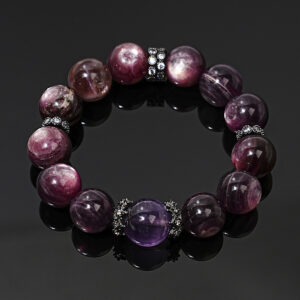 Crystal bracelet for increasing luck