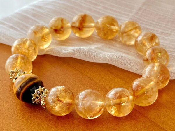 Natural Yellow Crystal Bracelet (Wealth and Luck)