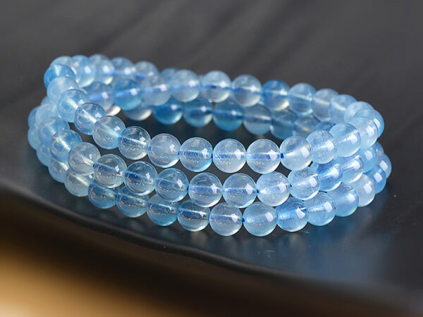 Natural Blue Crystal Bracelet (Love and Family)